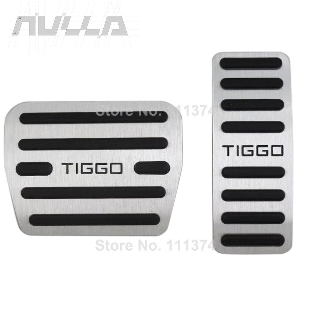 

Для Chery Tiggo 7 8 Pro Plus 2016-2022 Чехлы для автомобильных педалей, накладки на педаль акселератора, крышка для педали тормоза топлива серебряный