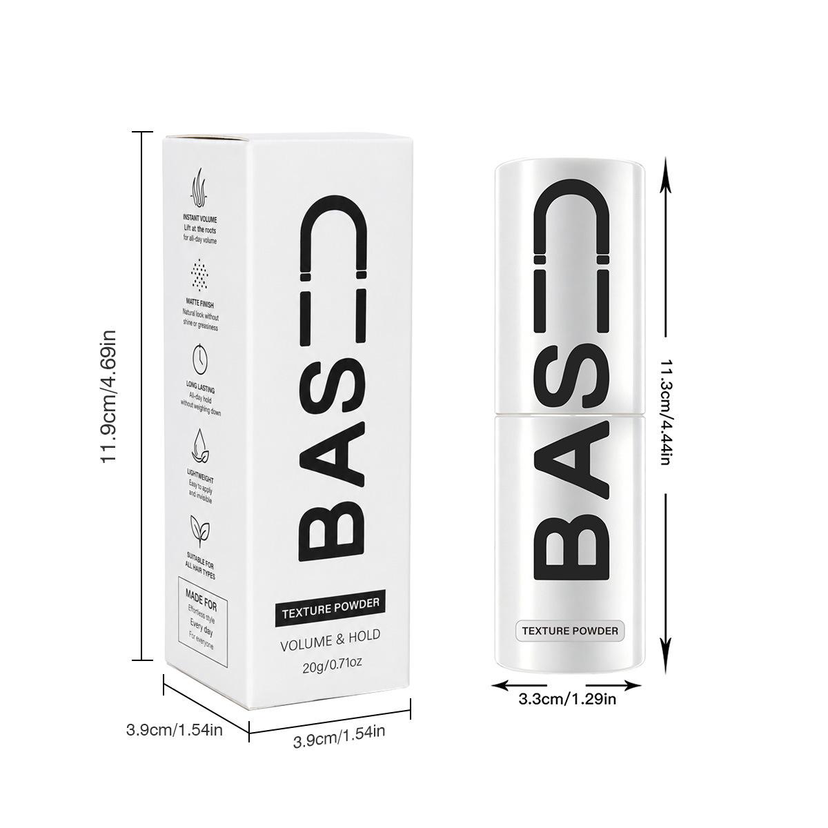 Haartextur-Puder Mattes Finish Haarpuder für Volumen und Styling white