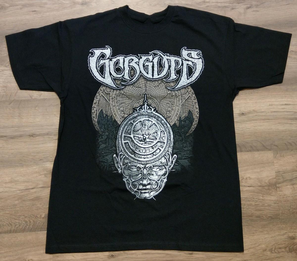 VTG GORGUTS Band Album Tour Cotton Black All Size Shirt CM469 S