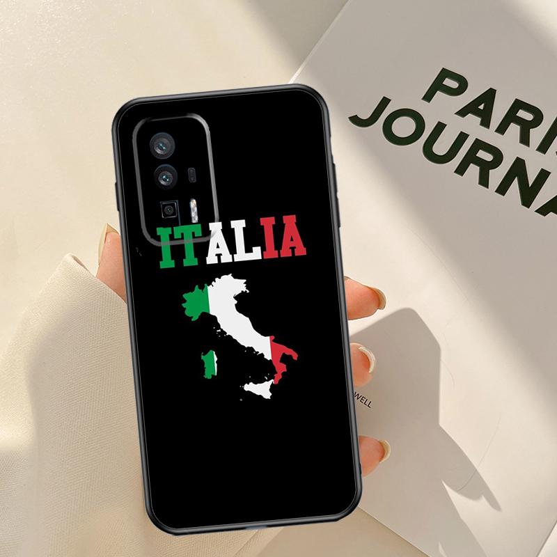 Italy Flag Case For Xiaomi 15 14 Ultra 13T 14T 15T Pro 17 Pro Max POCO X7 Pro X3 X5 X6 F5 F6 F7 F8 Coque