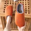 Waterproof Non-Slip Cotton Slippers for Outdoor & Indoor Use, Unisex, Warm for Autumn & Winter.