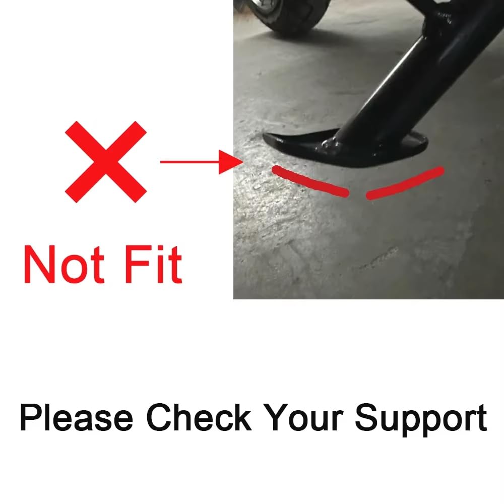 FOR 2025 NC750X NC 750X NC750 X 2021-2025 Motorcycle Stand Side Stand Extension Pad Amplifier Board Nc750x Nc 750x (Black)