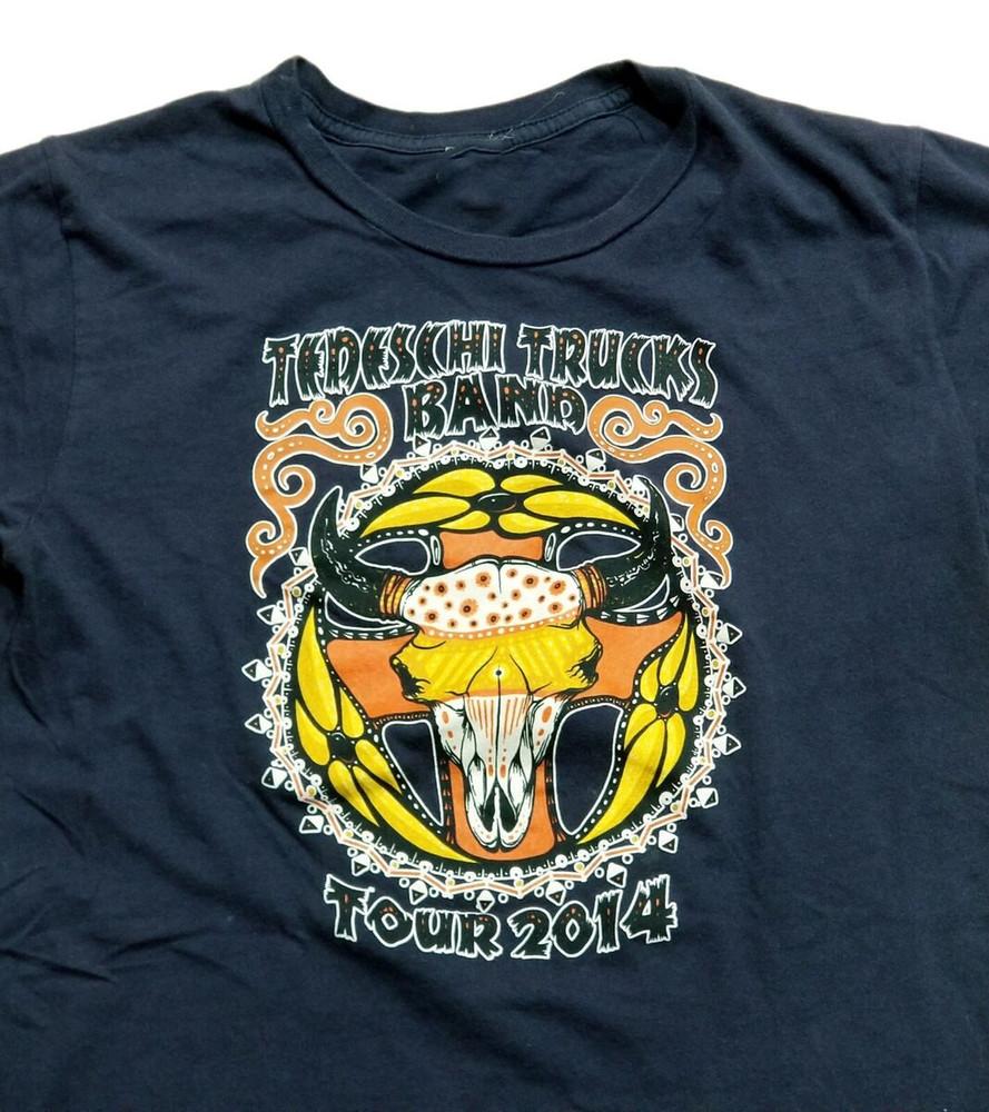 New Popular Tedeschi Trucks Band Black T-Shirt Cotton Unisex Unisex T-Shirt S