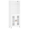 VidaXL Highboard White 69.5x34x180 Cm Engineered Wood 3189285