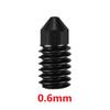 Nozzle For Bambu Lab A1/A1 Mini 0.2 0.4 0.6 0.8mm Hard Steel Brass Replaceable Nozzle For Bambulab A1 Upgrade Hotend