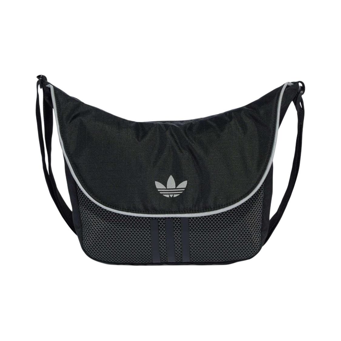 Adidas Originals Trefoil Polyester Shoulder Bag Mens Black One Size чёрный