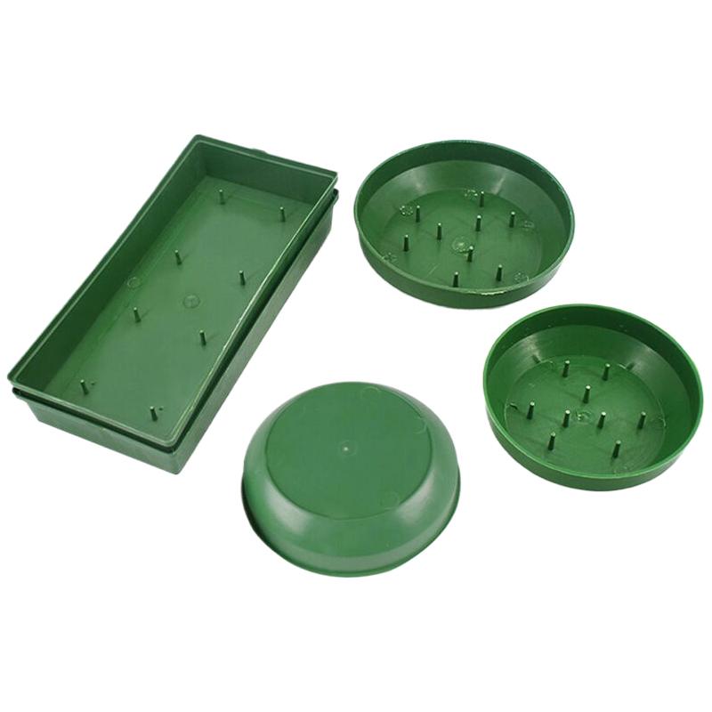 Flower Foam Tray Flower Arrangement Decorative Vase Floral Bowl Container Flower Mud Fixing Plate Wedding Aisle Flowers Party