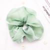 Lystrfac Letter Organza Oversized Scrunchie Women Rubber Bands Elastic Hair Bands Hair Tie Ponytail Holder Hair Accessories
