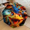 1PC Dinosaur Umbrella-8-Rib Reinforced, Automatic Open, Lightweight & Durable, Fashion Accessory for Outdoor, H0393