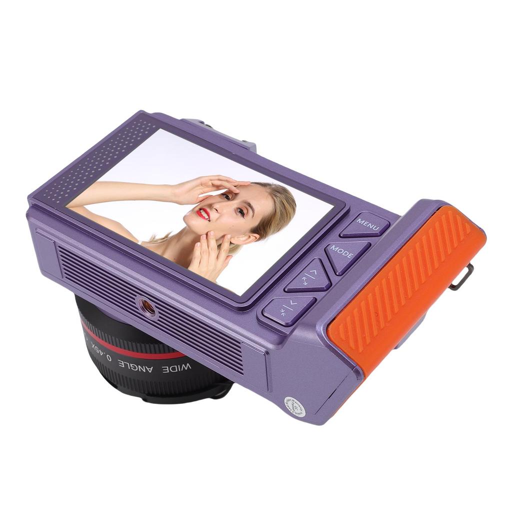 Digital Camera 4K 70MP 50X Zoom Auto   Wide Angle F1.8   Camera With Double Screen Flash for Travel