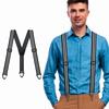 Elastic Heavy Duty Suspenders Y-back Wide Trouser Pants Braces New Men Work Suspenders  Work