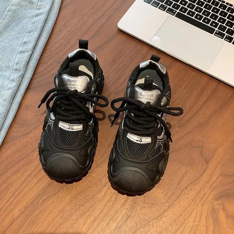 Fashion 2024 New High Appearance Foreign Style Comfortable Non-slip Breathable Sports Wear-resistant Women's Shoes Zapatillas De Mujer