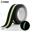 2/5M Anti Slip Traction Tape Glow In Dark Green Stripe Friction Abrasive Strong-Adhesive Safety Traction Tape For Stairs Steps