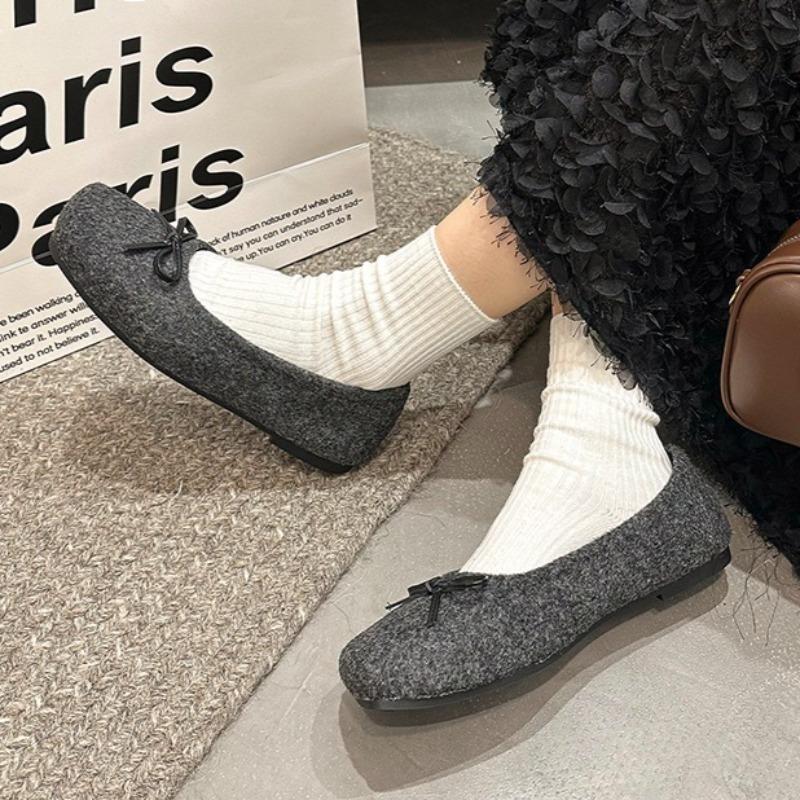 

Модные туфли-лодочки с бантом, женские пушистые неглубокие лоферы, женские замшевые классические кроссовки, повседневная спортивная обувь для бега, туфли для платья Zapatos Mujer 40 серый