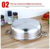 304 Stainless Steel Non-stick Stew Pot with Thickened Composite Bottom for Gas & Induction
