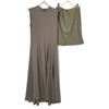1piu1uguale3 Khaki Sleeveless One-piece Dress 2 khakiUsed
