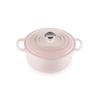 Cast Iron Enameled Pot Cocotte Ronde 20 Cm Shell Pink IH Oven Compatible