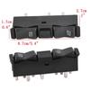 2xDoor Electrical Window Switch 0008208210 For Mercedes Benz W123 W201 W126