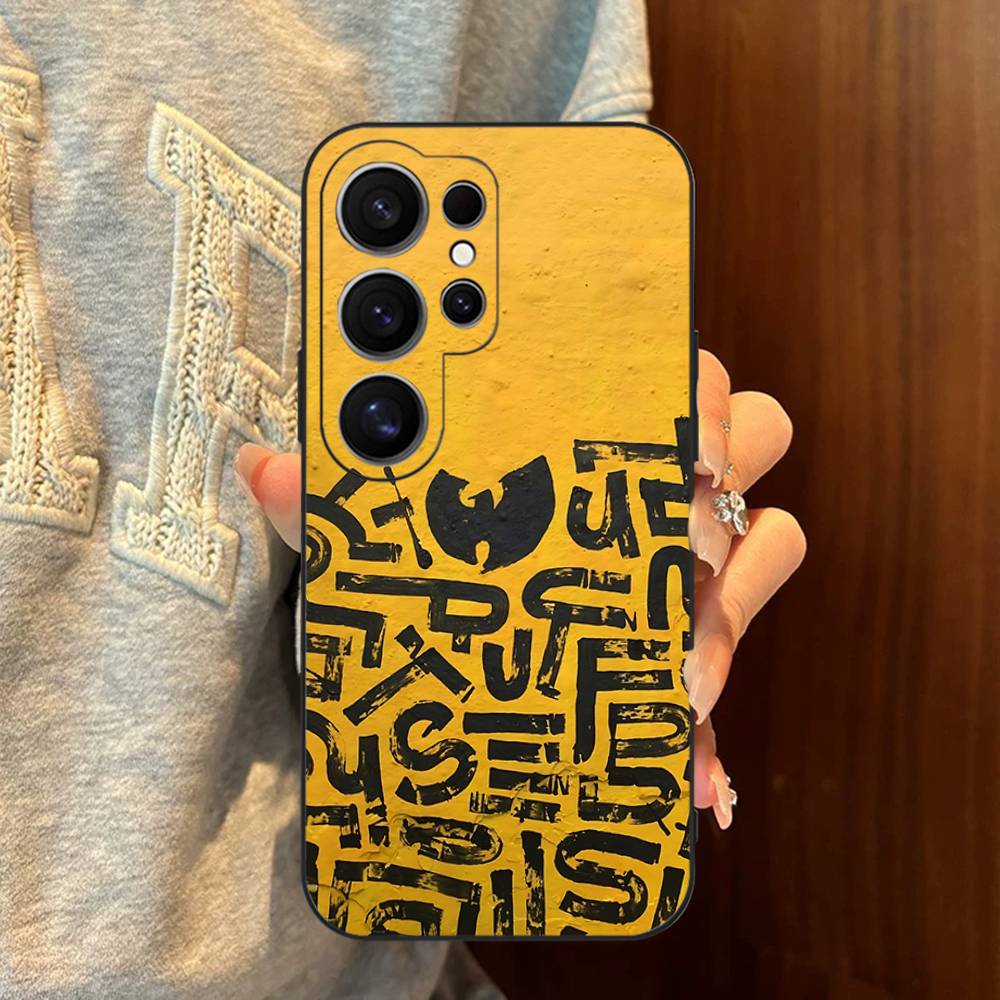 W-WU-T-TANG C-CLAN Phone Case For Samsung S 24 Fe 25 Ultra Plus 20 Lite 21 30 22 23 24 22 Ultra 5G Fundas