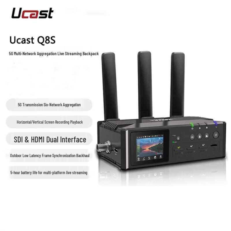 

Ucast 5G Multi-Network Aggregation Live Stream Encoder