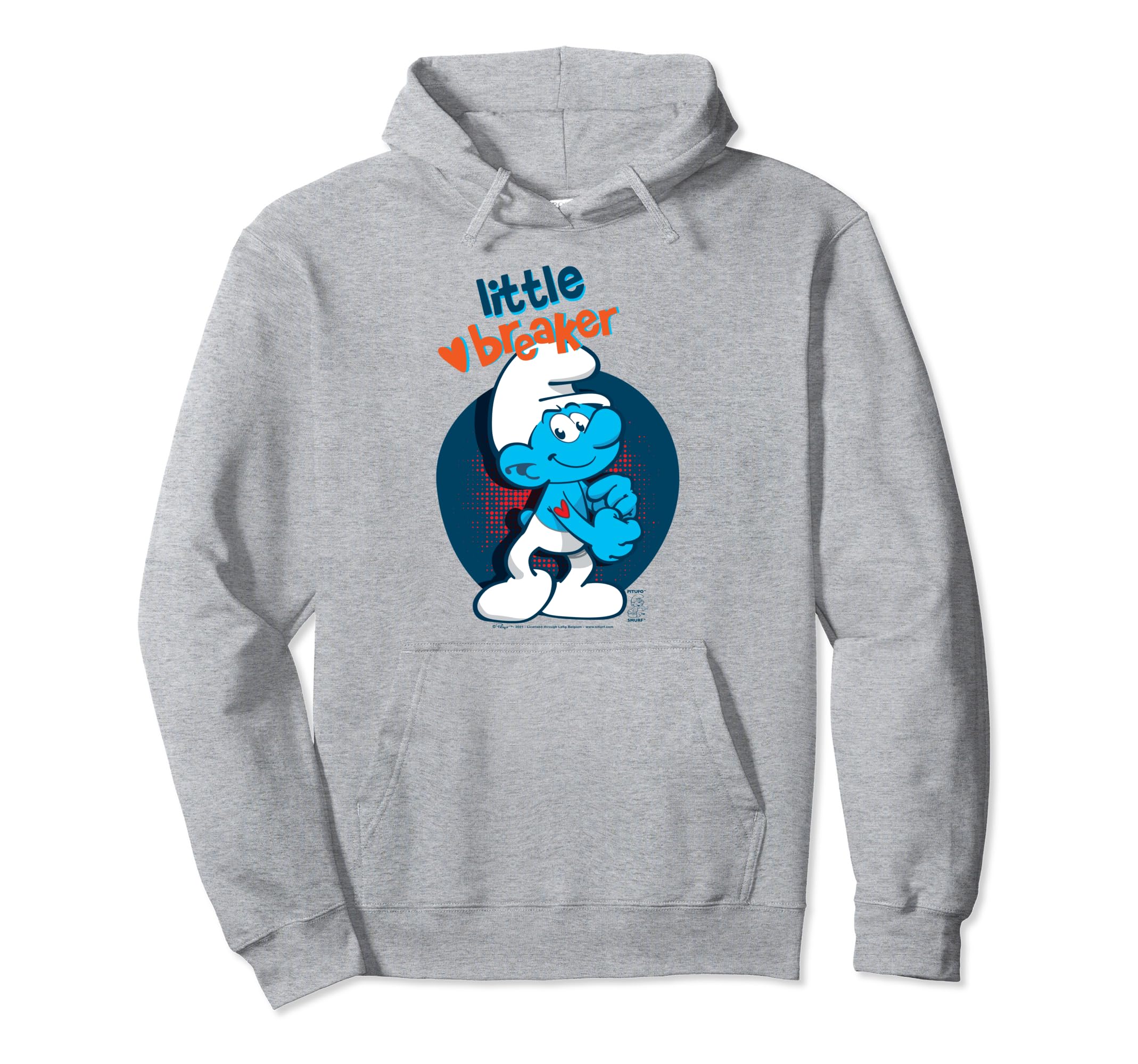 

The Smurfs Hefty Smurf Little Heart Breaker Hoodie