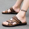 Fashion Men's Slippers Sandals Summer New Sandals Male Adult Casual Slippers For Men Beach Shoes Non-slip Open-toe Sandals For Outdoor