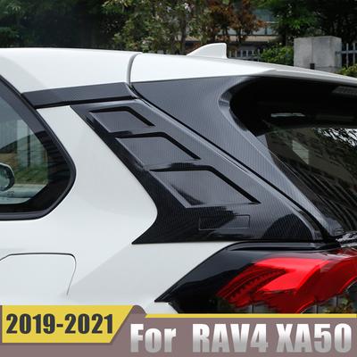 ABS Car Exterior Front Windshield C-Pillar Molding Strip Cover Trim Accessories For Toyota RAV4 RAV 4 2022 XA50