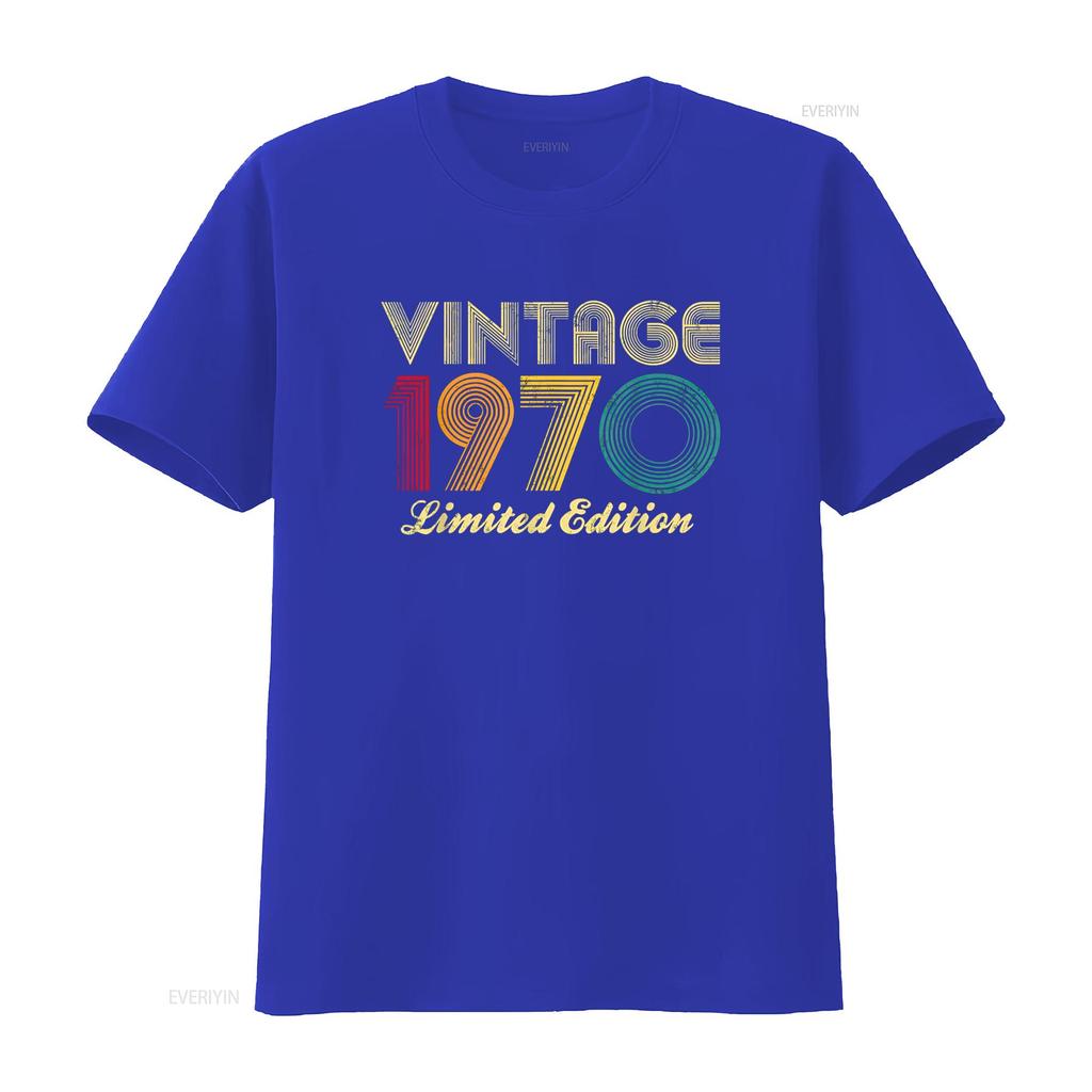 53rd Birthday Vintage 1970 53 Years Old Retro T Shirt vintage Washed fashion streetwear Stylish Soft graphic designer clothes