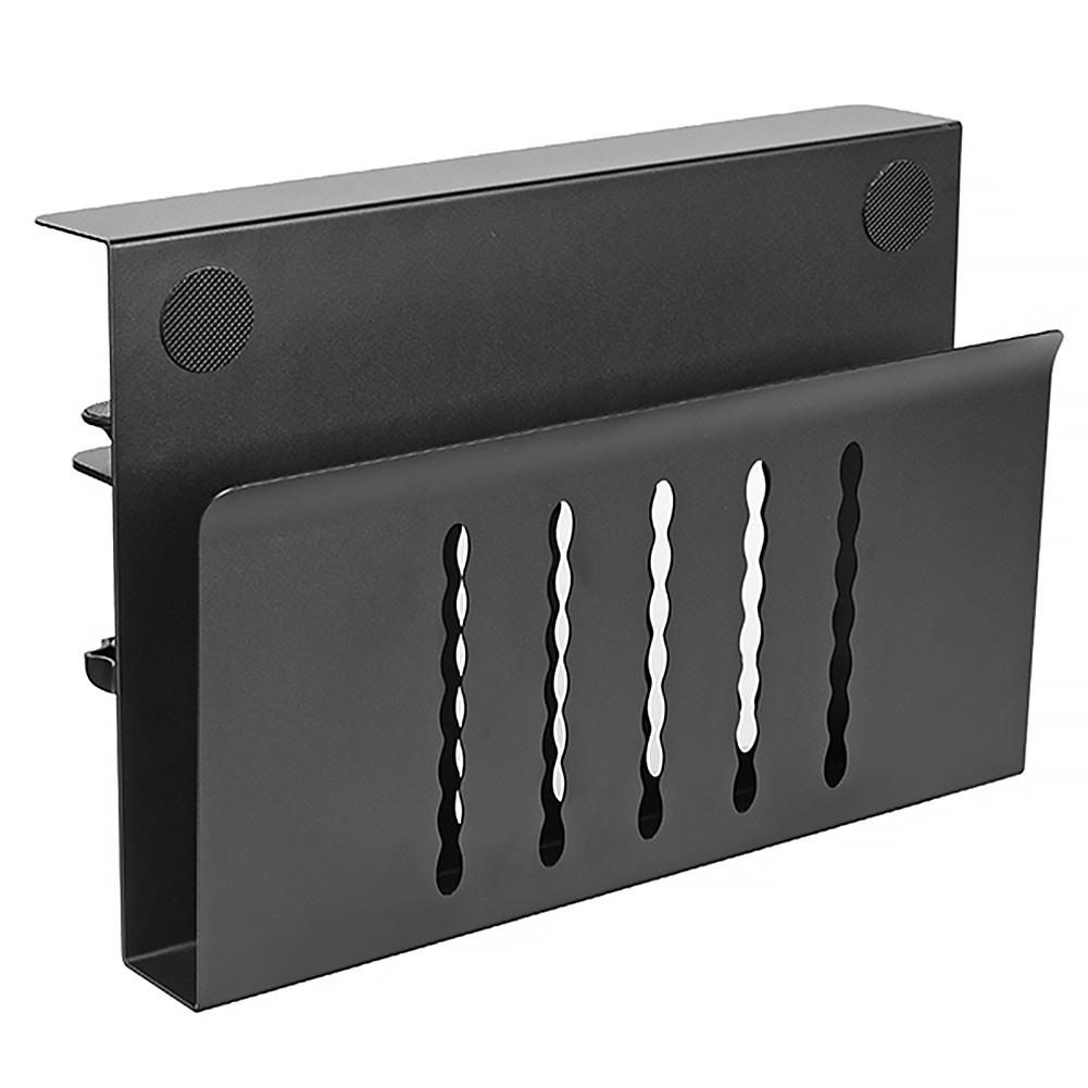 Приставной органайзер для хранения на столе без сверления с креплением-зажимом полка для стола крепление для ноутбука для офисных принадлежностей и студийных предметов первой необходимости чёрный 14430₽