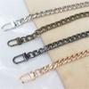 Metal Bag Flat Chain Replacement Shoulder Strap with Buckles Purse Chain Strap