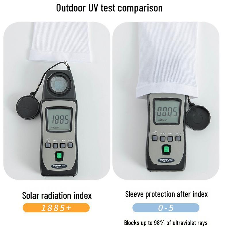 Women's Cycling Ice Silk Sleeves – Breathable UV Protection for Summer Outdoor Sports