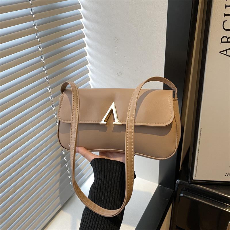 2026 French Retro Single Shoulder & Crossbody Bag – Women's Fashionable, Versatile Underarm Design