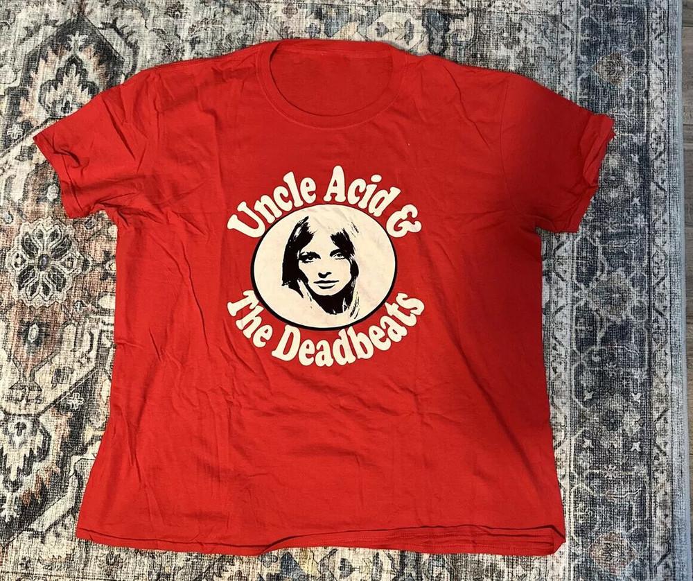 Uncle Acid And The Deadbeats מתנת סיור למעריץ חולצת טי אדומה יוניסקס S עד 5XL חולצת טי יוניסקס