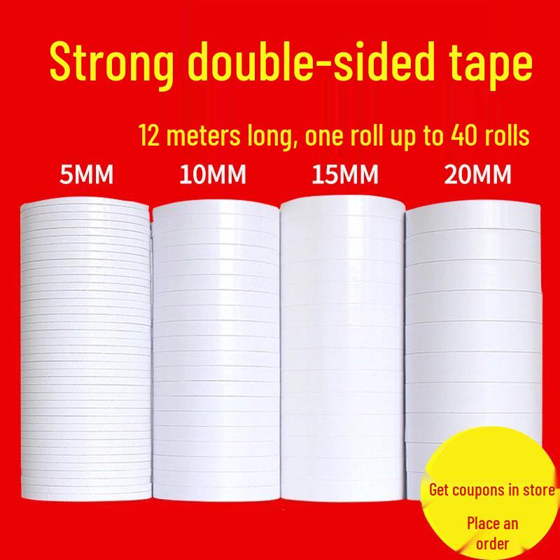 Cotton Paper Double-Sided Adhesive Tape - Thin Office Stationery Tape In Stock