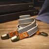 Flexible Grip Dress Suspenders Elastic Rubber Strap For Men Adjustable Stretchable Waistband For Prom Business Casual Wear
