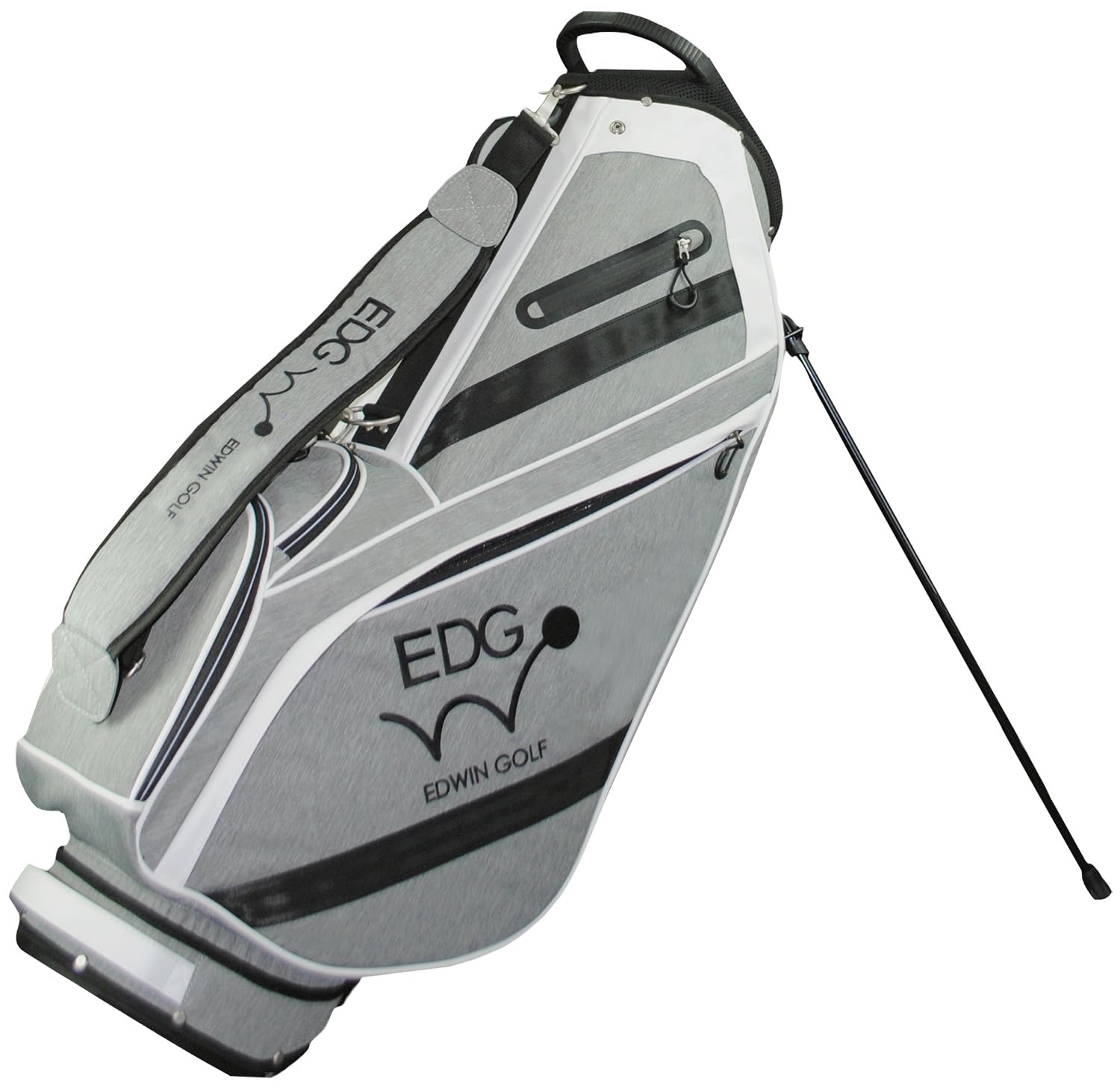 

Edwin Golf 9.5-inch Stand-Type Caddy Bag, Gray, EDCB-3479