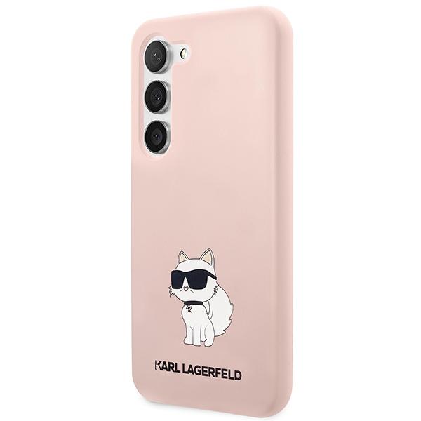 Karl Lagerfeld Klhcs23Msnchbcp S23+ S916 Hardcase Różowy/Pink Silicone Choupette