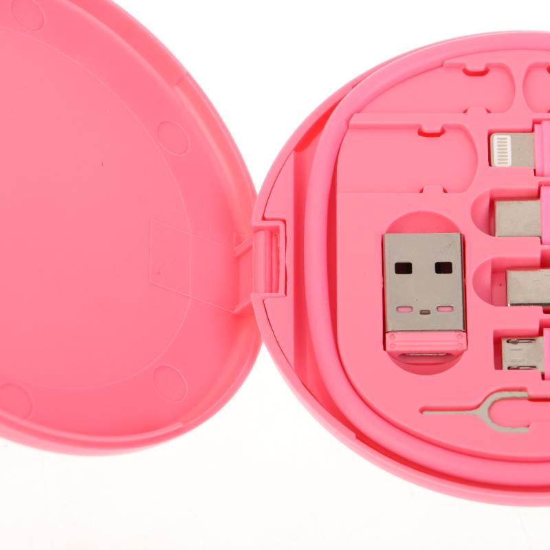 1 Set Multifunctional Fast Charging For Xiaomi Charger Storage Box Adapter Card Pin Travel Accessories Pd 60W Usb Data Cable Kit