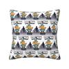 Dog Man Cat And Cute Man Square Pillowcase Pillow Cover Cushion Decor Comfort Throw Pillow for Home Living Room