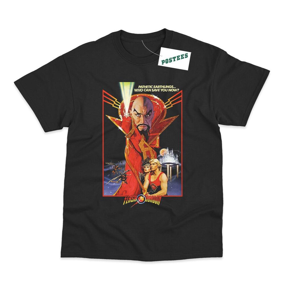 

Retro Movie Poster Inspired By Flash Gordon DTG Printed TShirt Unisex T-Shirt XXXXL