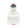 2 peças Conexão Reta para Água RO Rosca Fêmea 1/4 3/4 Acoplamento Conector de Mangueira para Sistemas de Osmose Reversa Filtro de Água