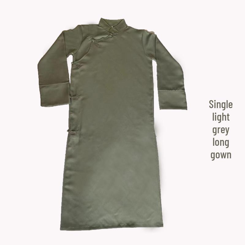 Rochie Chineză cu Încheietură Oblică Costum Tradițional de Performanță