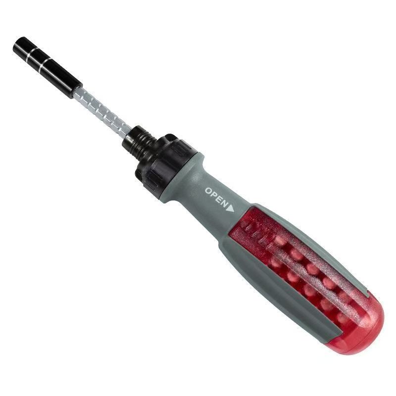 10-in-1 Multi-angle Ratchet Screwdriver Set Durable Multi Bits For Home And Industrial Repair Use