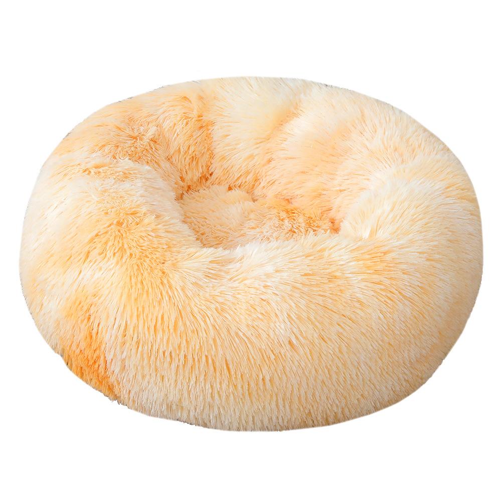 Round Cat Nest Pet Mat Donut Plush Comfortable Pet Mat Pet Bed