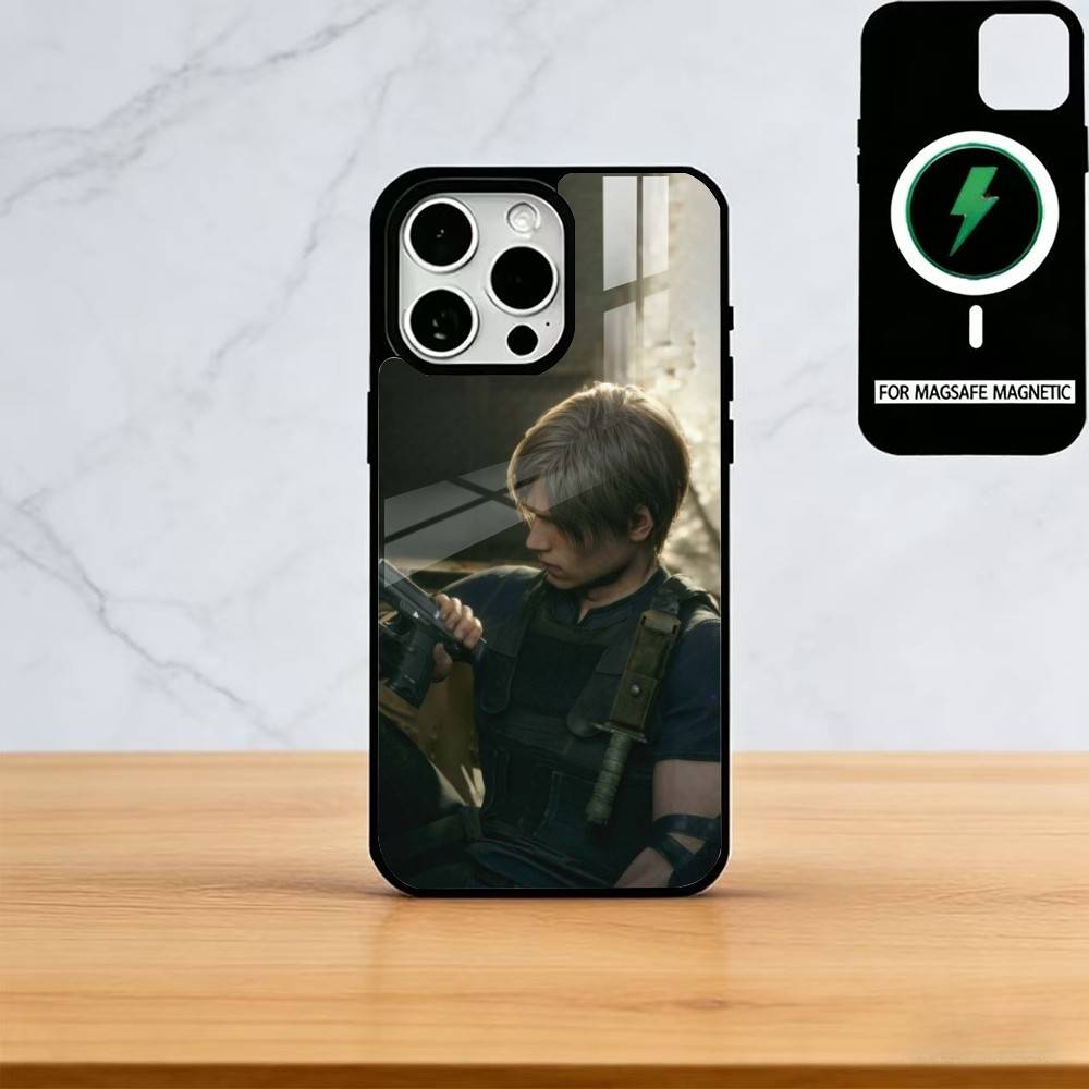 Etui na telefon Leon Kennedy Do iPhone 17, 16, 15, 14, 13, 12, 11 Plus, Pro Magnetyczne Do ładowania bezprzewodowego Magsafe