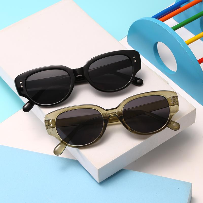 Fashion Children Cat'S Eye Sunglasse Brand Designer Retro Boys Girls Eyeglasses Cute Baby Shade Eyewear Kids Sun Glasses Uv400