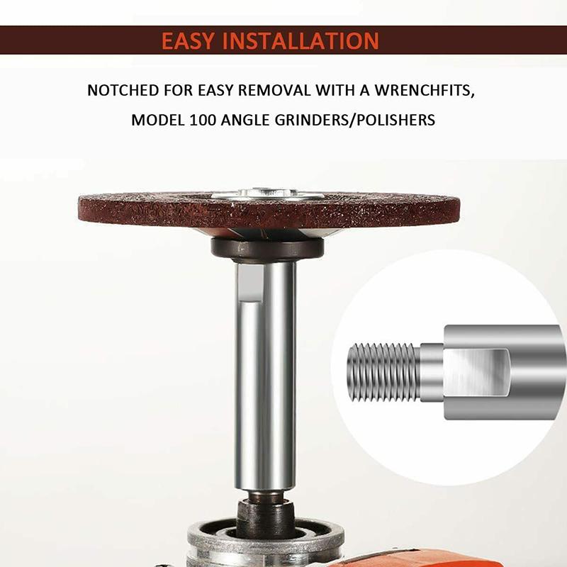 140mm Angle Grinder Extension Connecting Rod M14 Thread Adapter Rod for Rotary Polishing Pad Grinding Connection