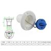 38mm Water Tank Cover RV Caravan Boat Deck Filler Suits Petrol/Diesel/Fuel/Water 38mm Cap with Seal & Chain