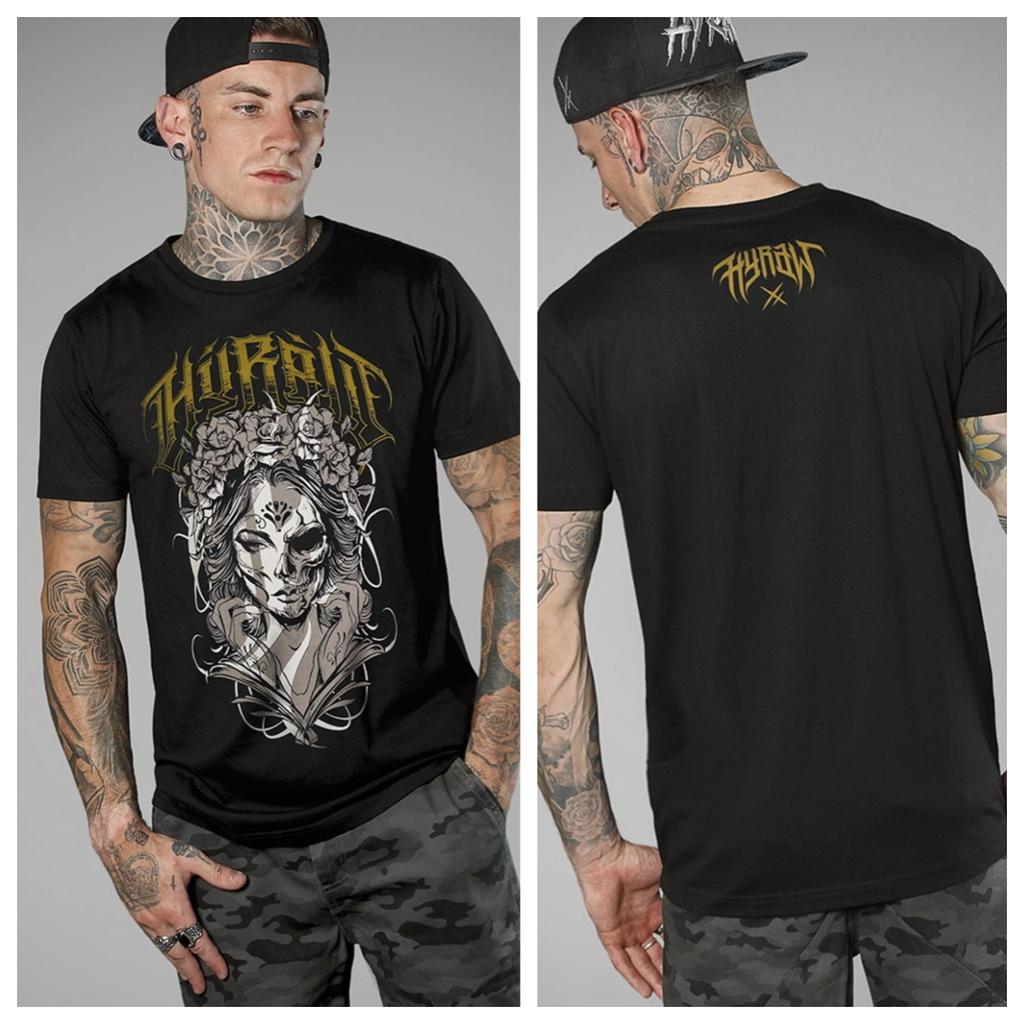 VIKING Gothic Dark Tattoo Art Style Summer Casual TShirt Unisexs and Womens Luxury Brand