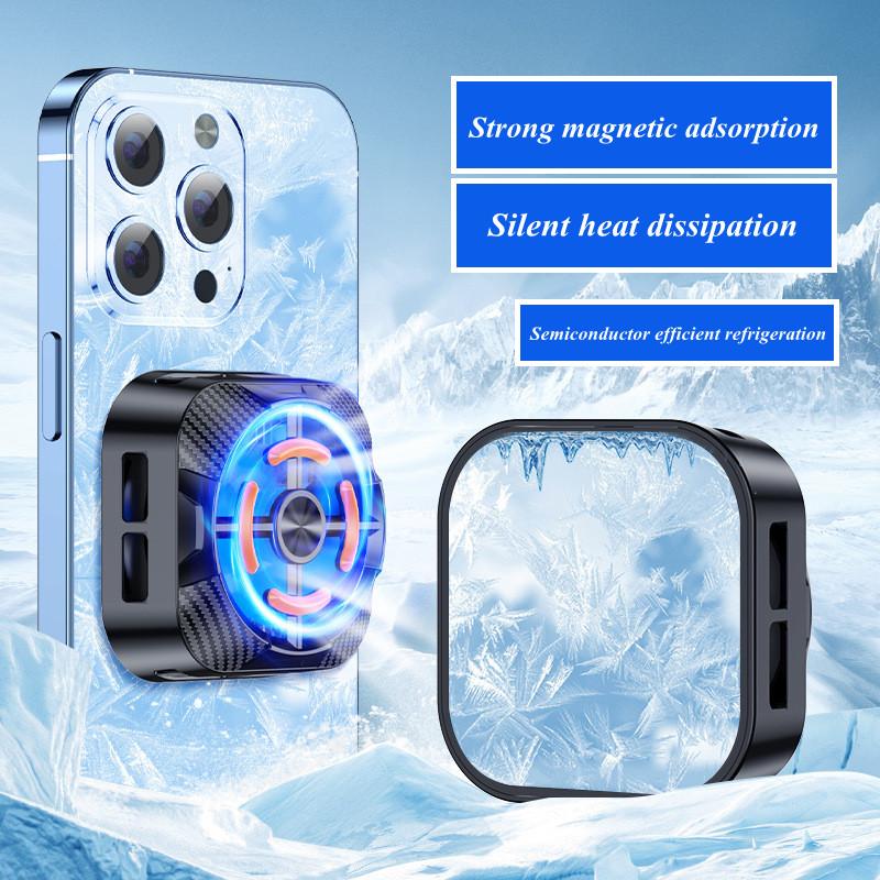 Mobile Phone Magnetic Semiconductor Peltier Radiator X79 Back-clip Refrigeration Game Cooler X94 for IOS Android Cooling Fan